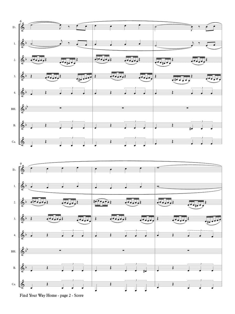 Hiketick - Find your way home for Clarinet Choir