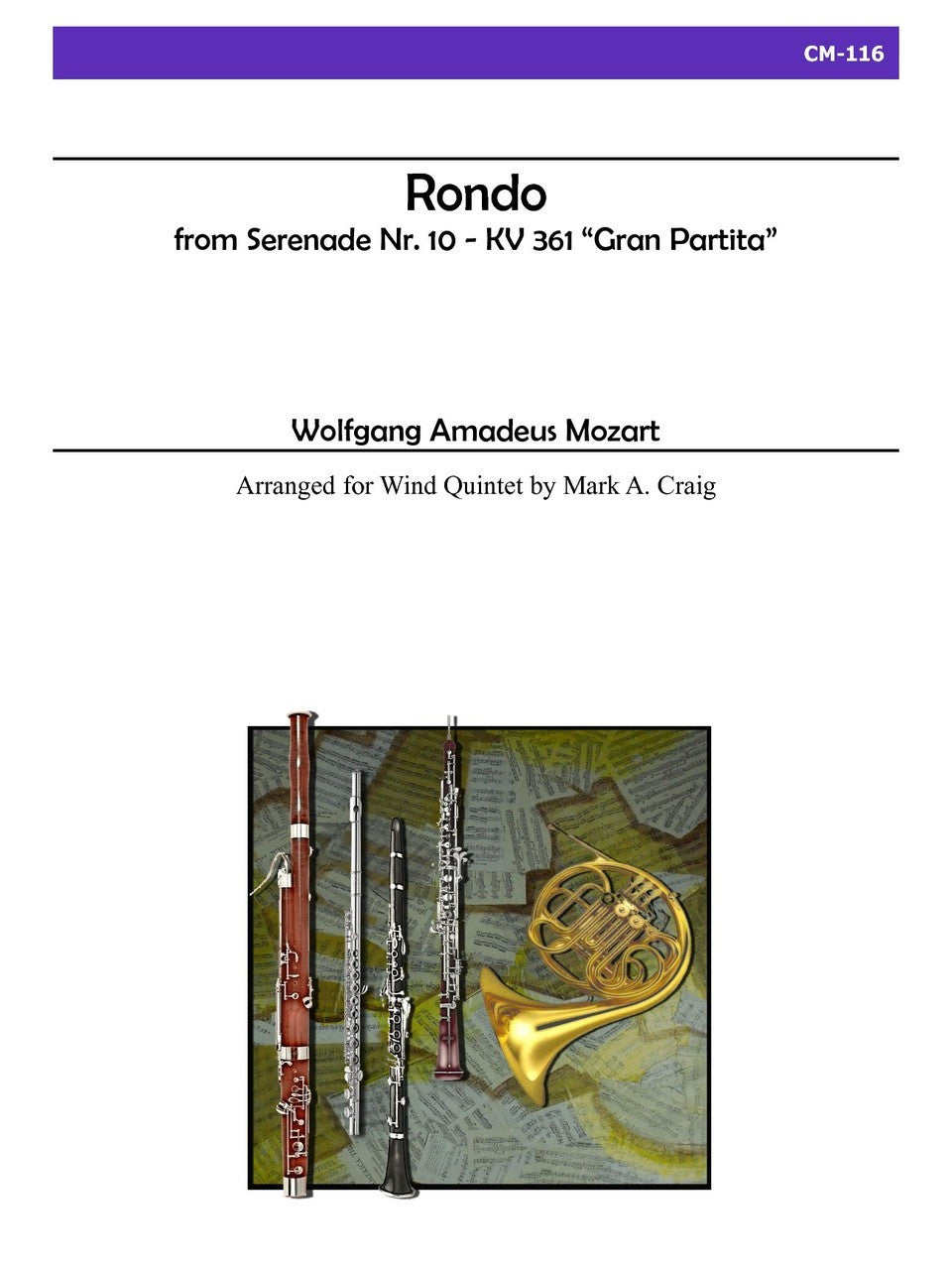 Mozart (arr. Craig) - Rondo from Gran Partita for Wind Quintet
