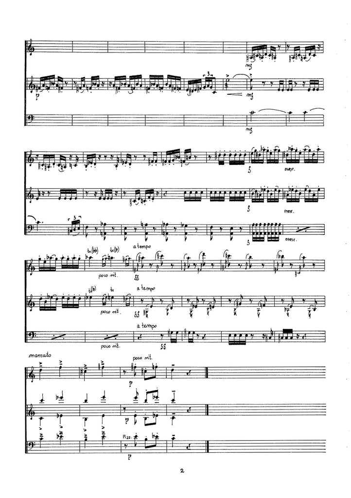 de Kerpel - Trio for Clarinet, Vibraphone, and Double Bass