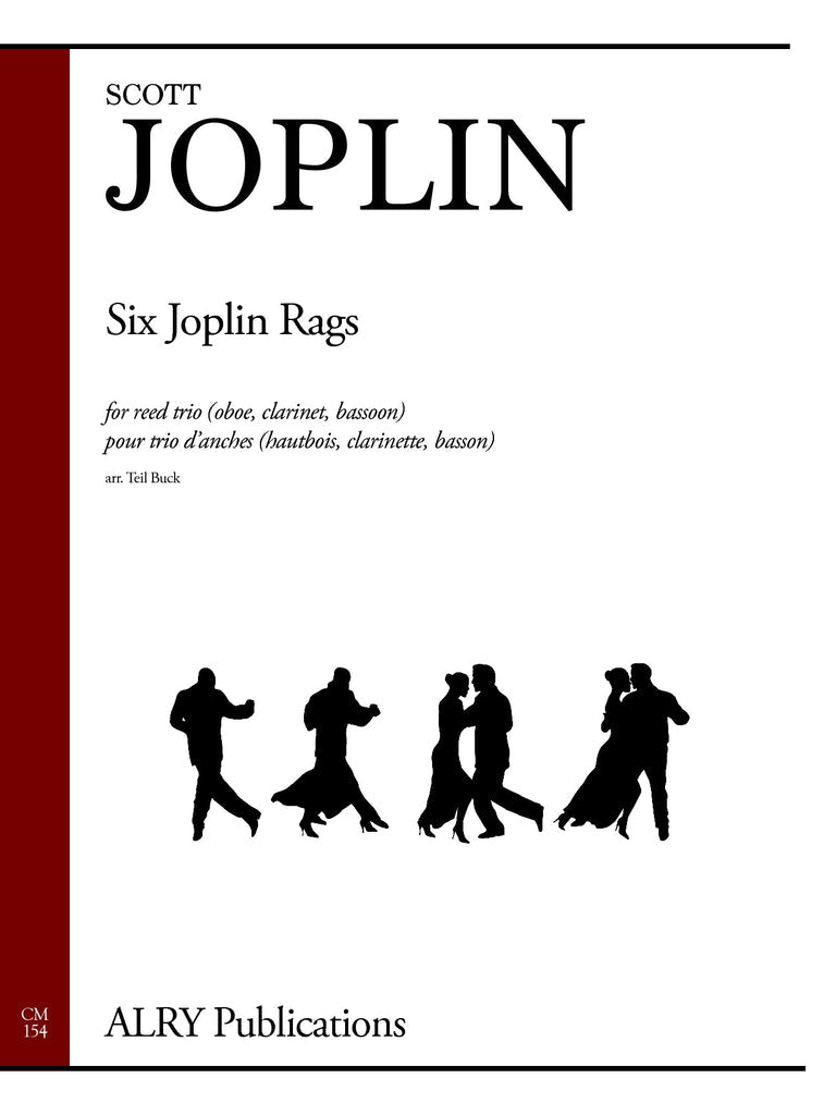 Joplin (arr. Buck) - Six Joplin Rags for Oboe, Clarinet, and Bassoon