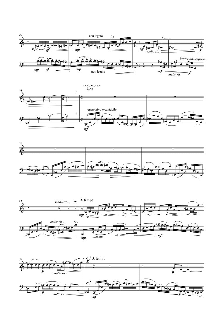 González - Semantemas for E-flat Clarinet and Cello