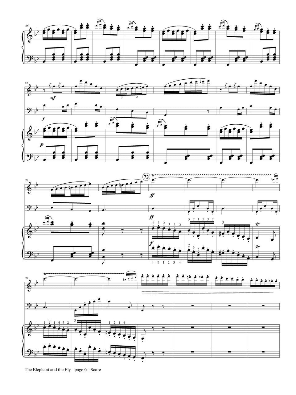 Kling (arr. Laurendeau/Johnston) - The Elephant and the Fly (Duet Version)