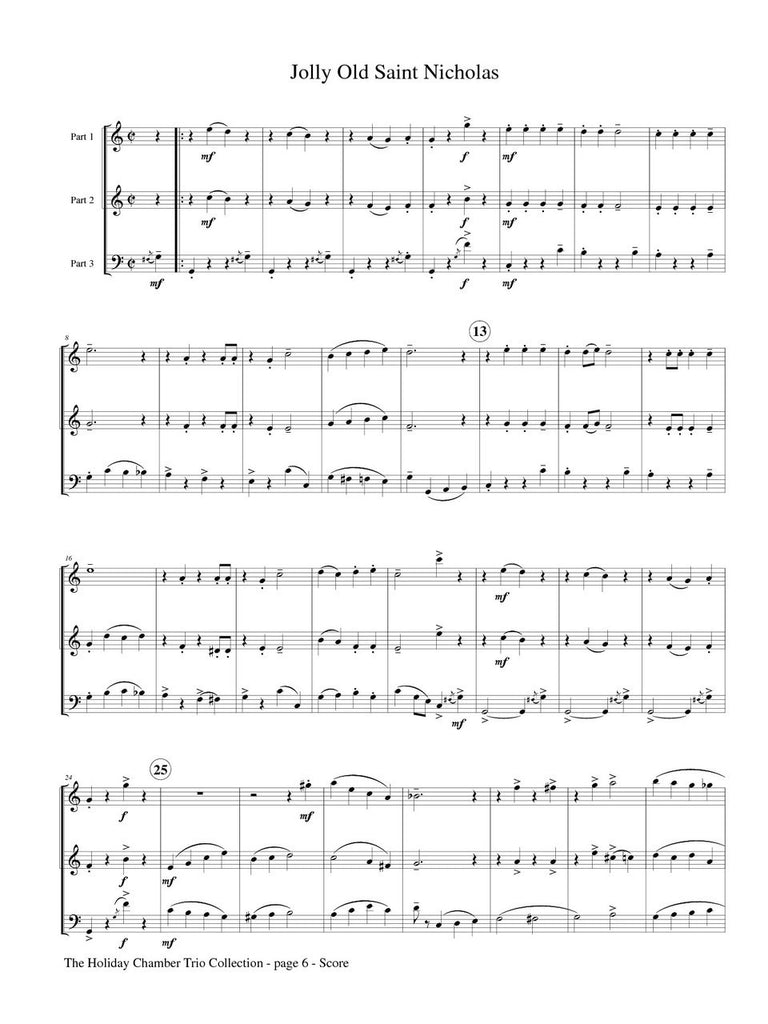 Lombardo - The Holiday Chamber Trio Collection