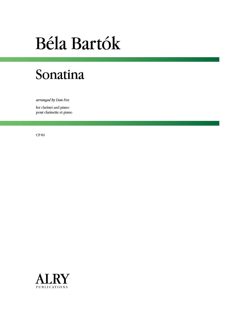 Bartok - Sonatina for Clarinet and Piano