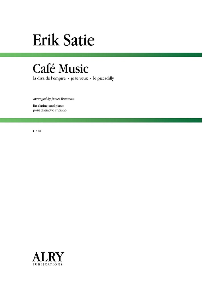 Satie - Cafe Music for Clarinet and Piano