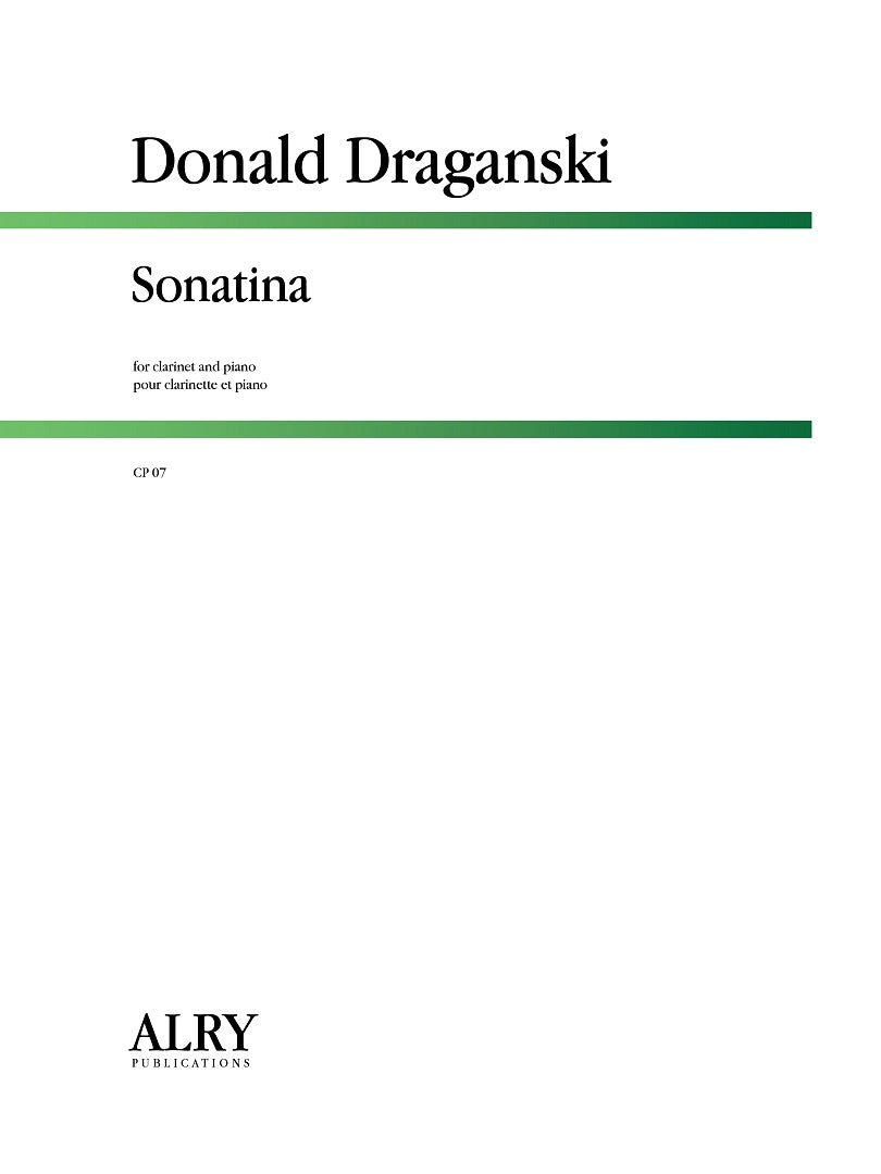 Draganski - Sonatina for Clarinet and Piano