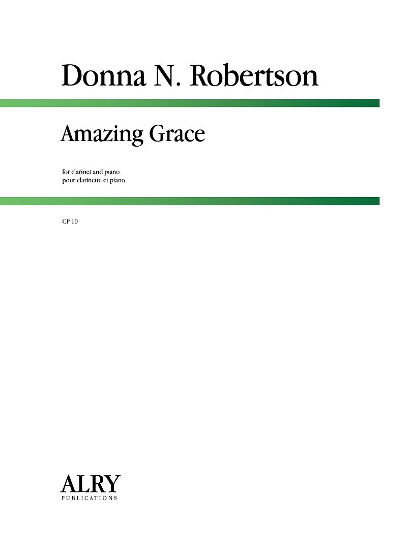 Amazing Grace for Clarinet and Piano