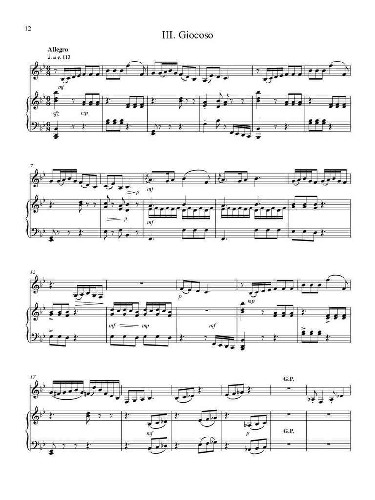 Schocker - Sonata No. 2 for Clarinet and Piano