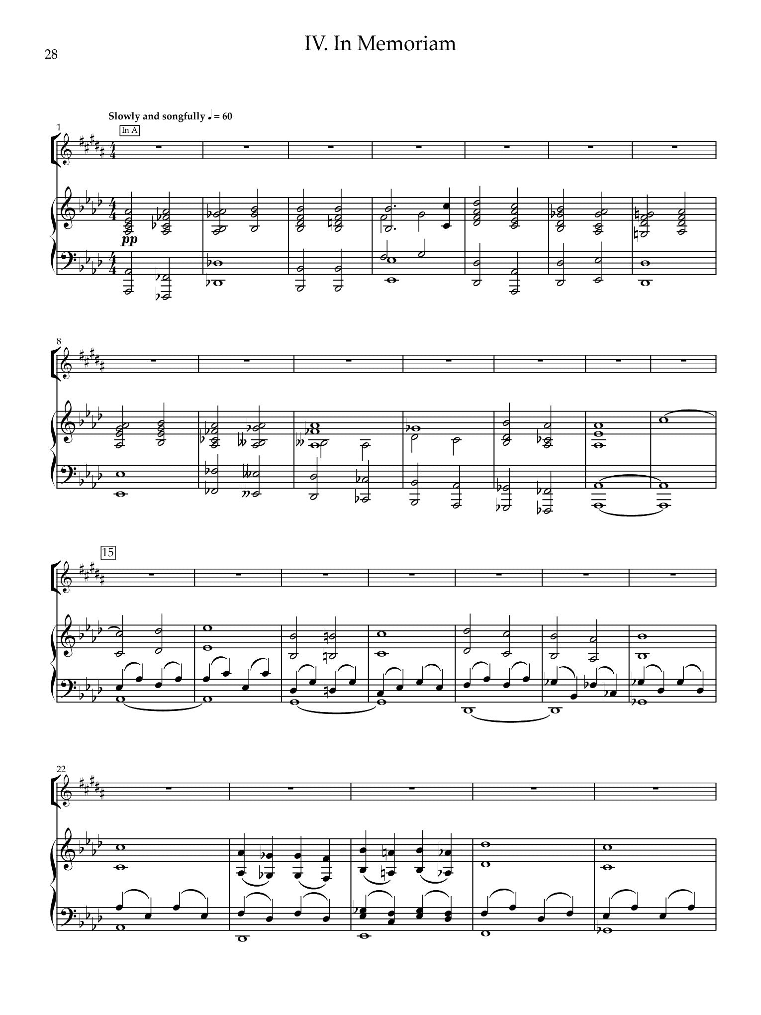 Bukin - Concerto for Clarinet and Piano - "Corona" (Piano Reduction)