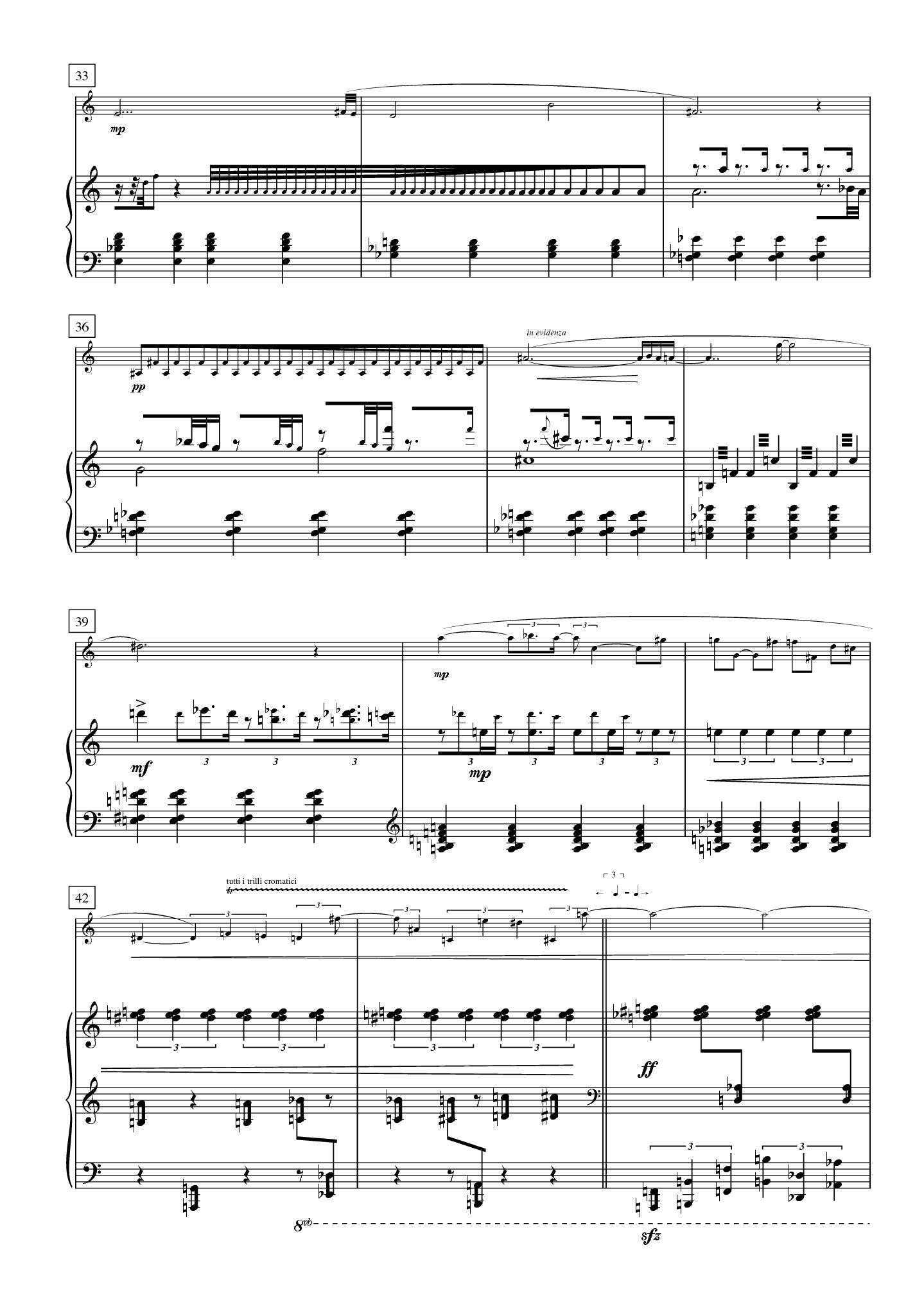 Bonnanno - Spettri for E-flat Clarinet and Piano
