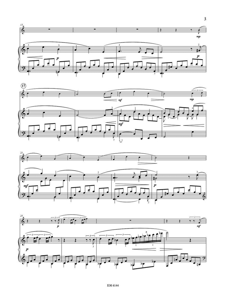 Steenhuyse-Vandevelde - Romance for Clarinet and Piano