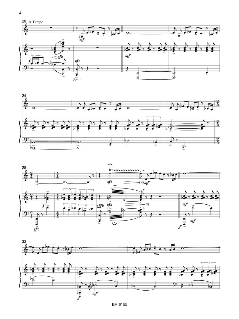 Brosse - Tango Tout Court for Clarinet and Piano