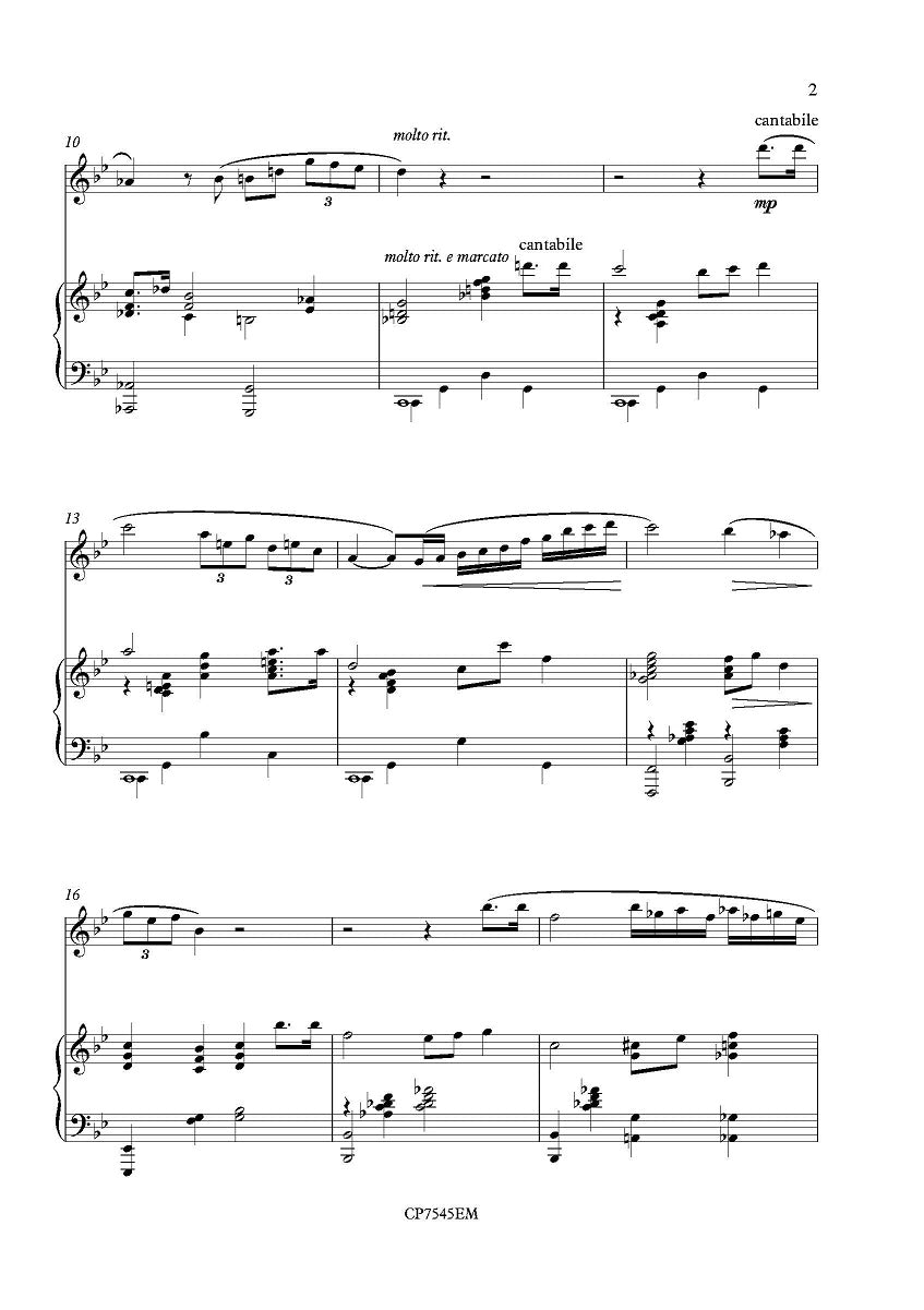 Chatrou - En Marche for Clarinet and Piano