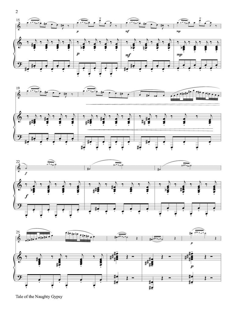Rozman - Tale of the Naughty Gypsy for Clarinet and Piano