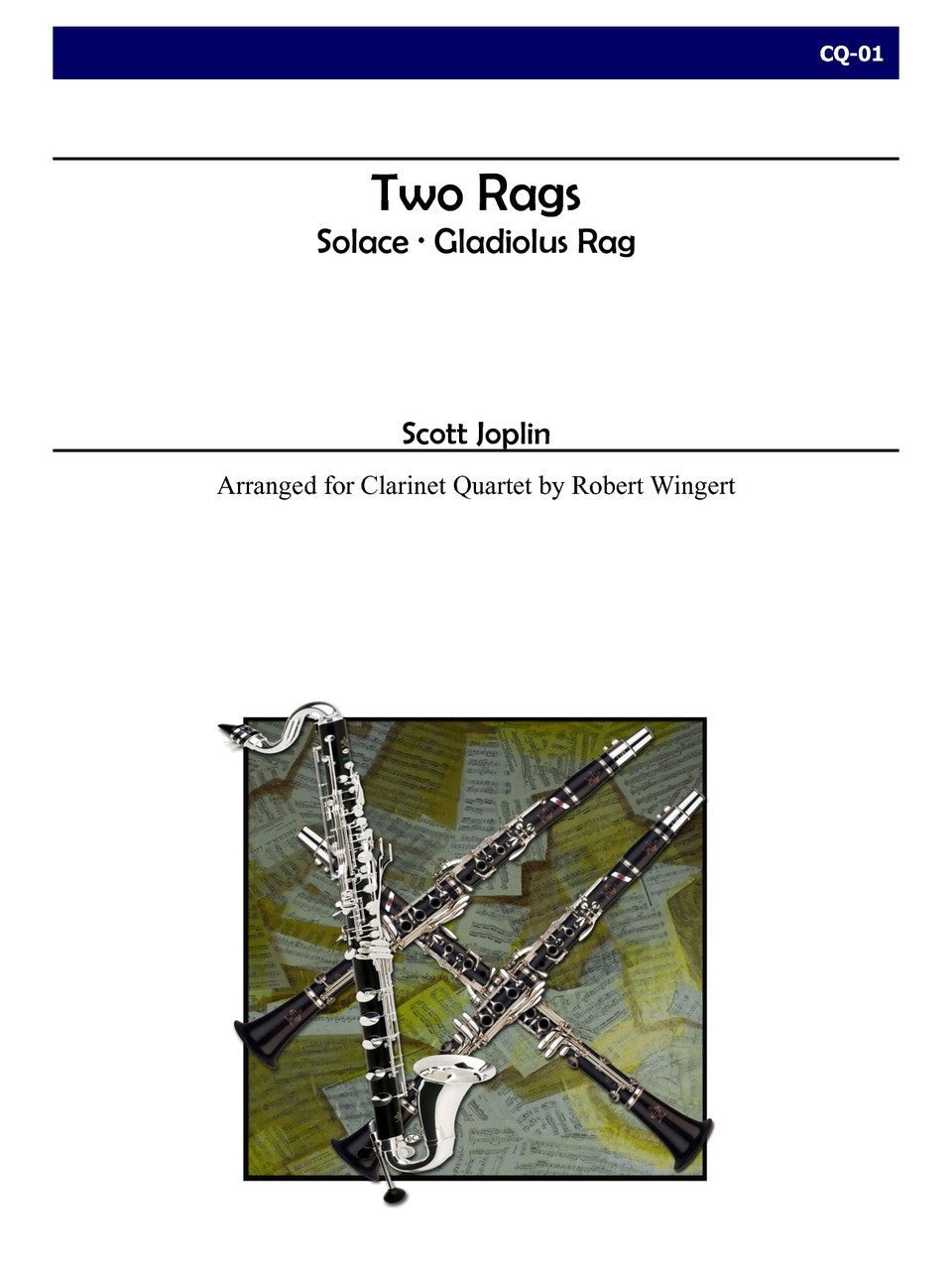 Joplin (arr. Robert Wingert) - Two Rags for Clarinet Quartet