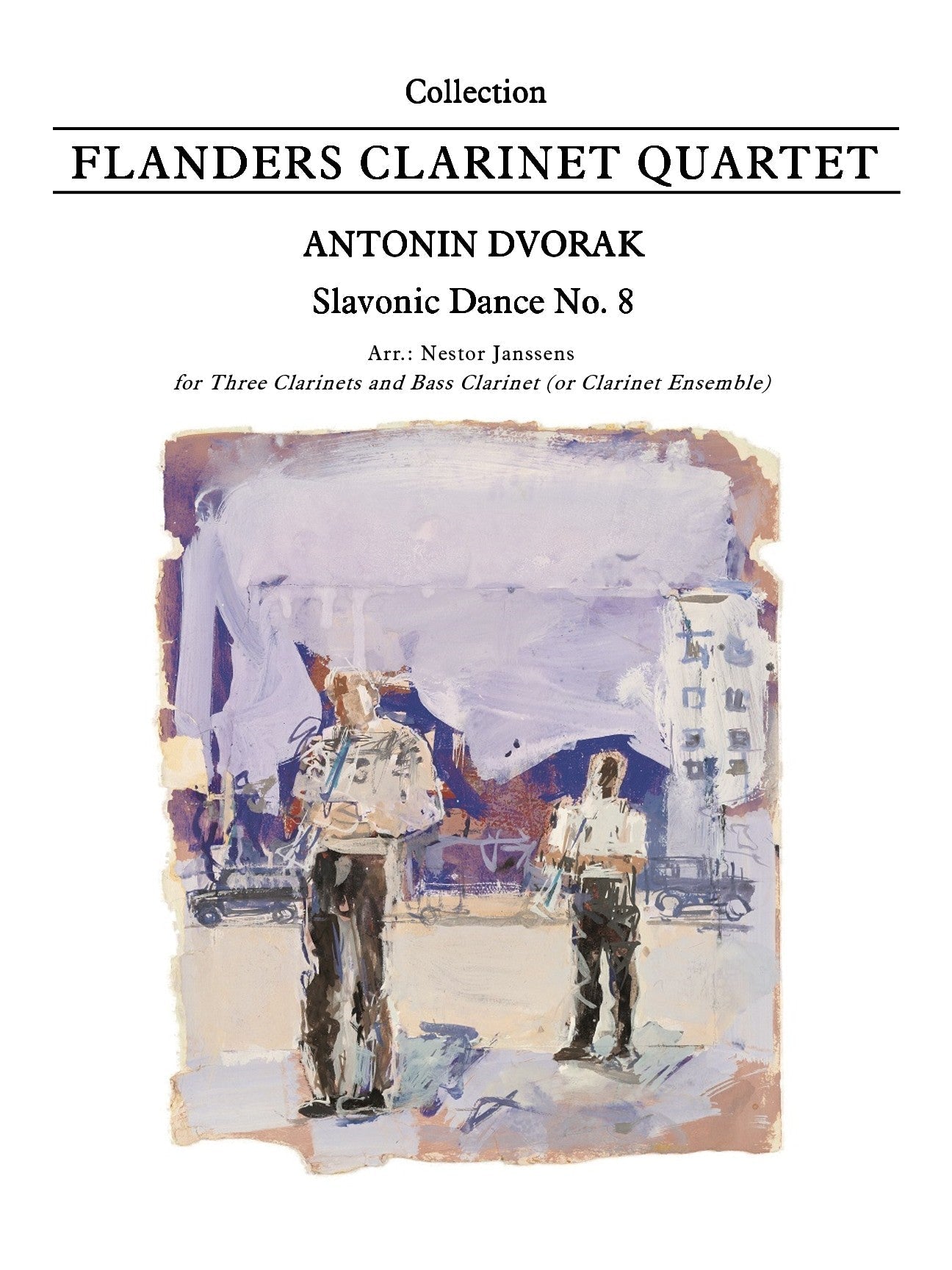Dvorak (arr. Jannsens) - Slavonic Dance, Op.46 nr.8 for Clarinet Quartet