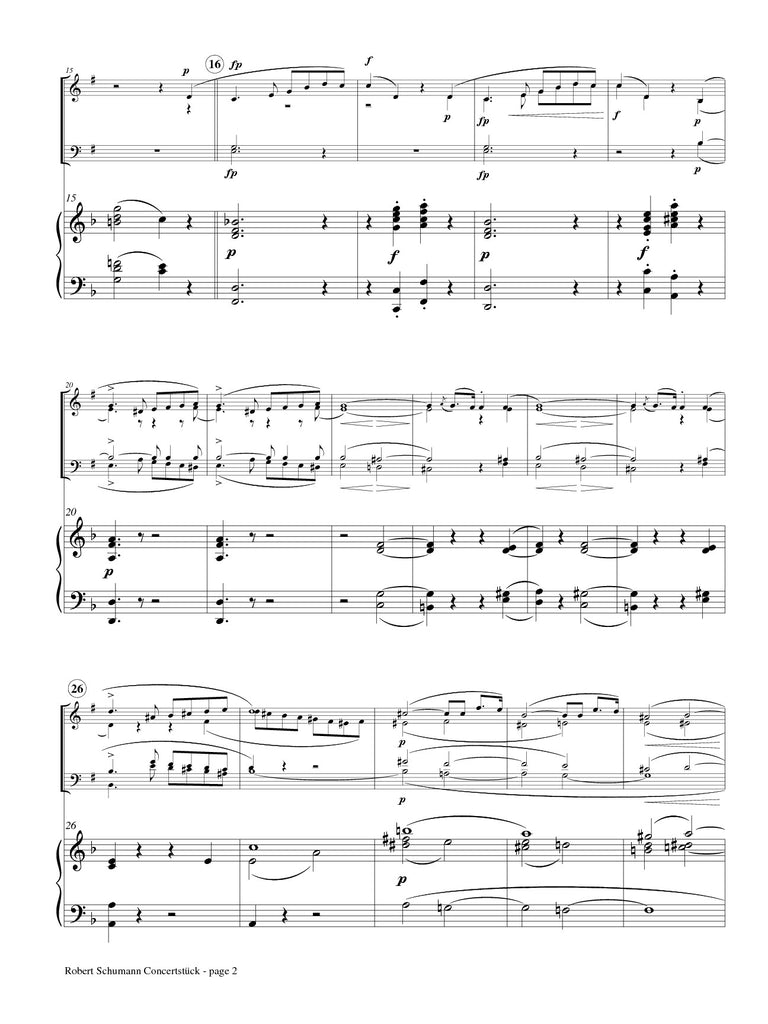 Schumann (arr. Johnston) - Concertstück - First Movement for Clarinet Quartet and Piano
