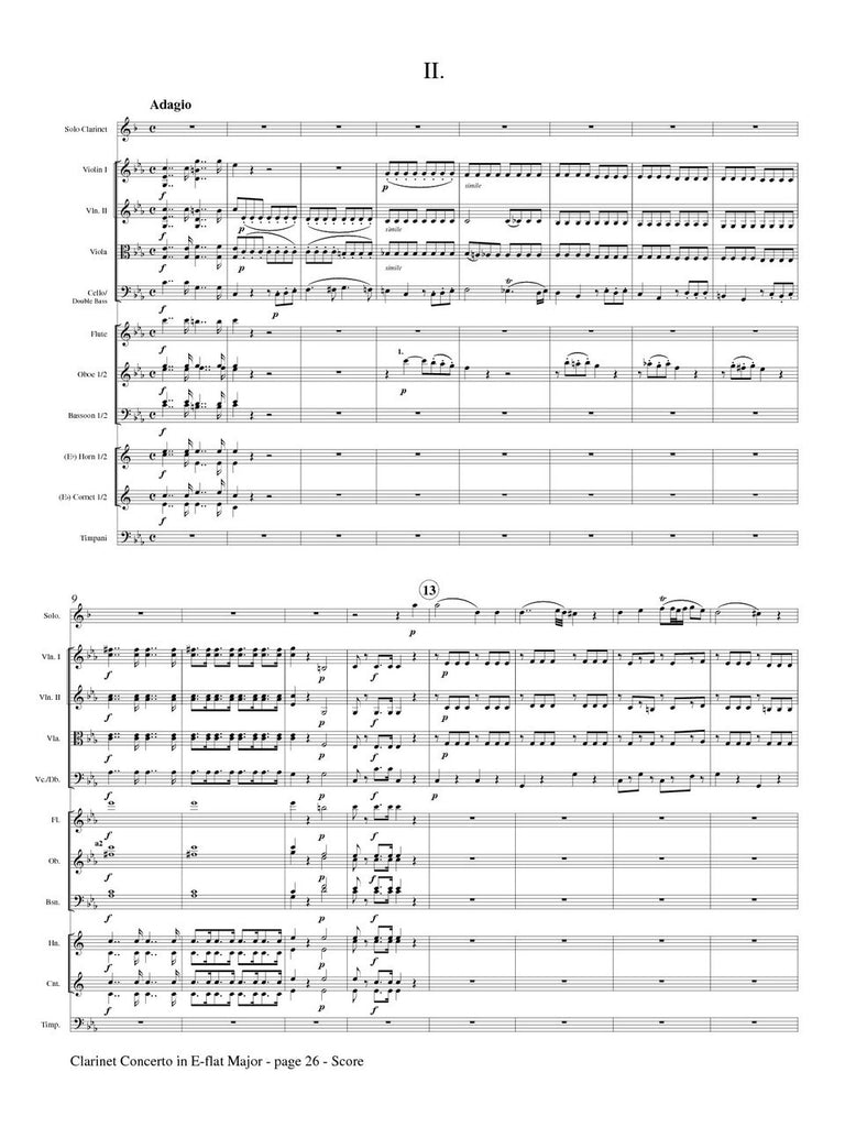 Krommer - Clarinet Concerto in E-flat Major, Op. 36