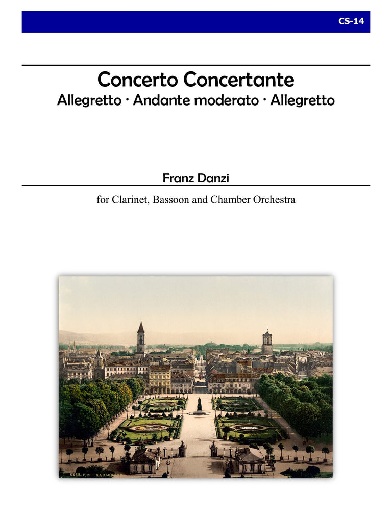 Danzi (ed. Johnston) - Concerto Concertante for Solo Clarinet, Bassoon and Chamber Orchestra
