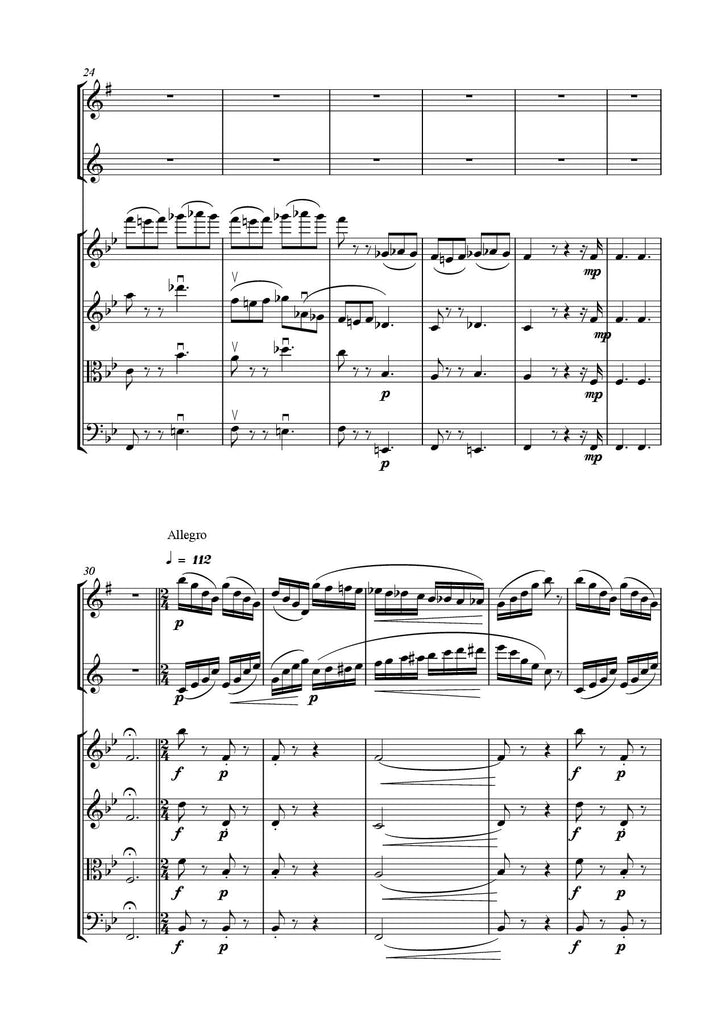 Bassi (arr. Gonzalez) - Gran Duetto Concertato for Eb Clarinet, Bb Clarinet and String Quartet