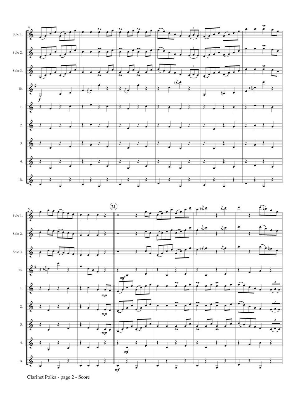 Johnston - Clarinet Polka