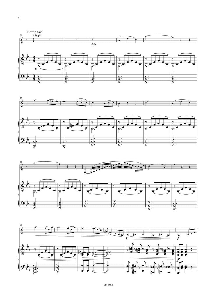 Diethe - Romanze for Bass Clarinet and Piano