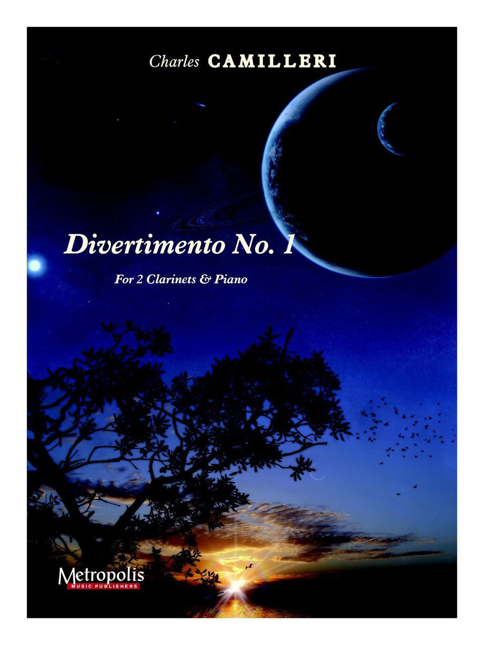 Camilleri - Divertimento 1 for Clarinet Duet and Piano