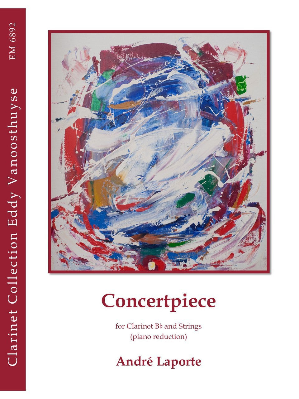 Laporte - Concertpiece for Clarinet and Strings (Piano Reduction)
