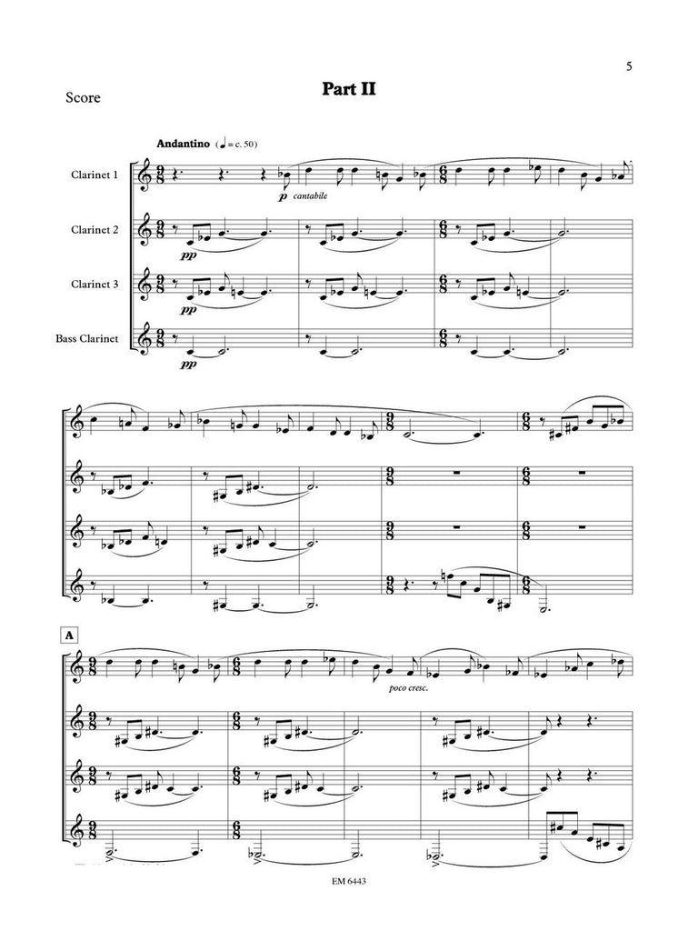 Lutoslawski (arr. Plessers) - Dance Preludes for Clarinet Quartet