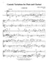La Montaine - Canonic Variations for Flute and Clarinet, Opus 47