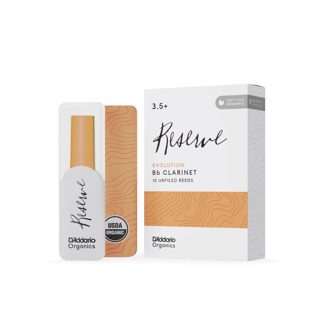 D'Addario's Organic Reserve Evolution - B-flat Clarinet - Box of 10