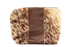 Handcrafted by J.Anne - Large Accessory Zipper Pouches - Brown & White Mix