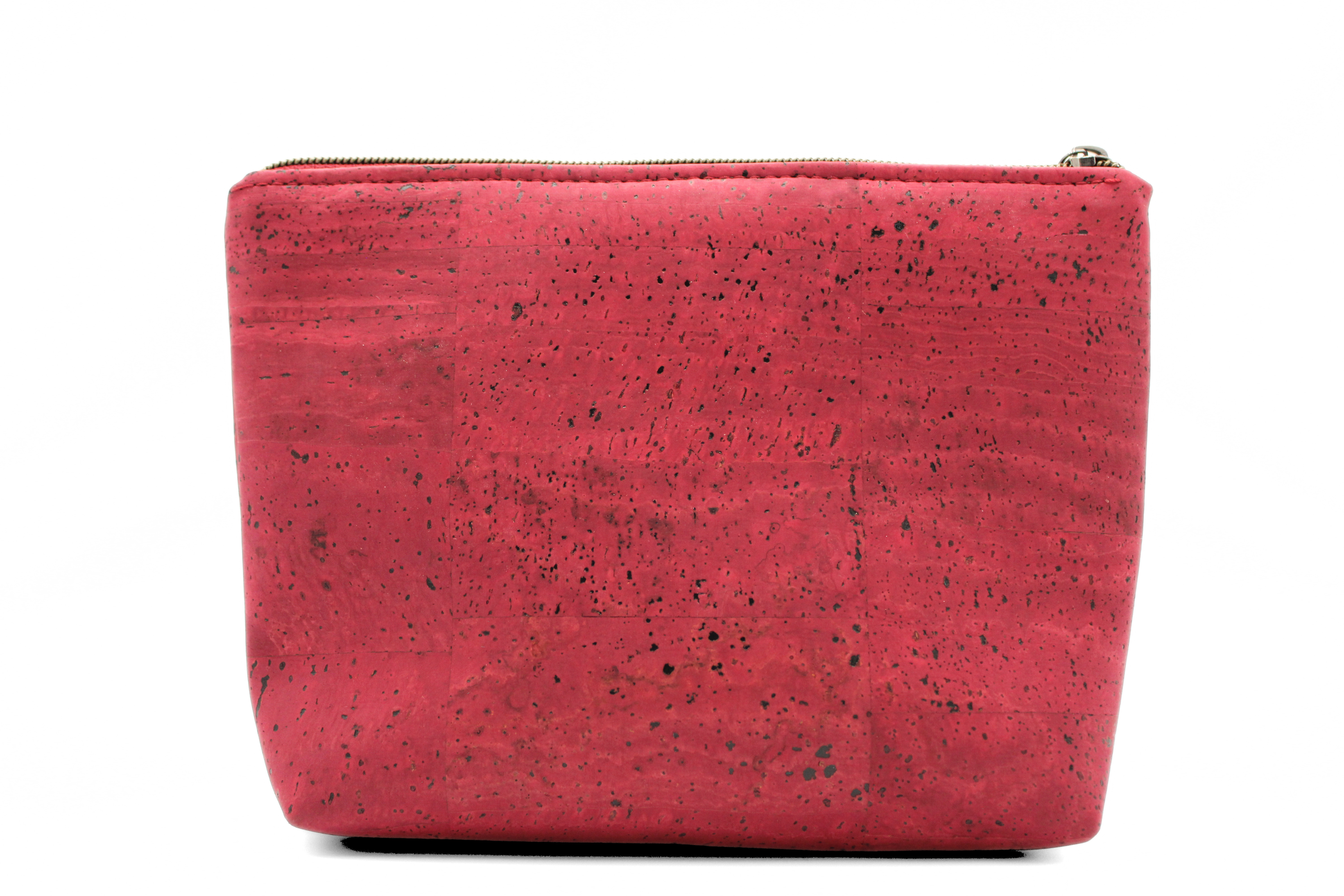 Handcrafted by J.Anne - Large Accessory Zipper Pouch - Maroon