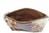 Handcrafted by J.Anne - Large Accessory Zipper Pouches - Brown & White Mix