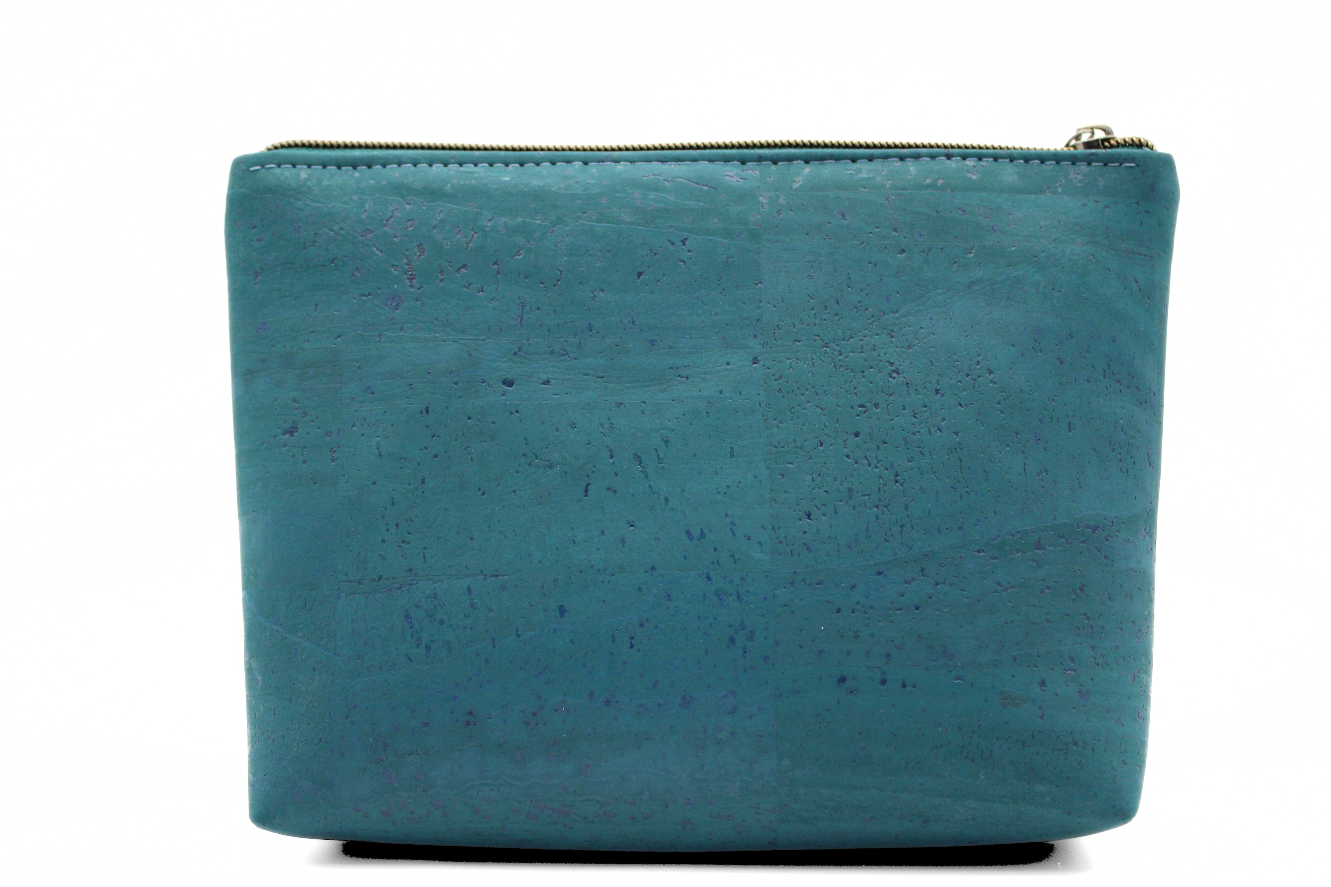 Handcrafted by J.Anne - Large Accessory Zipper Pouch - Teal