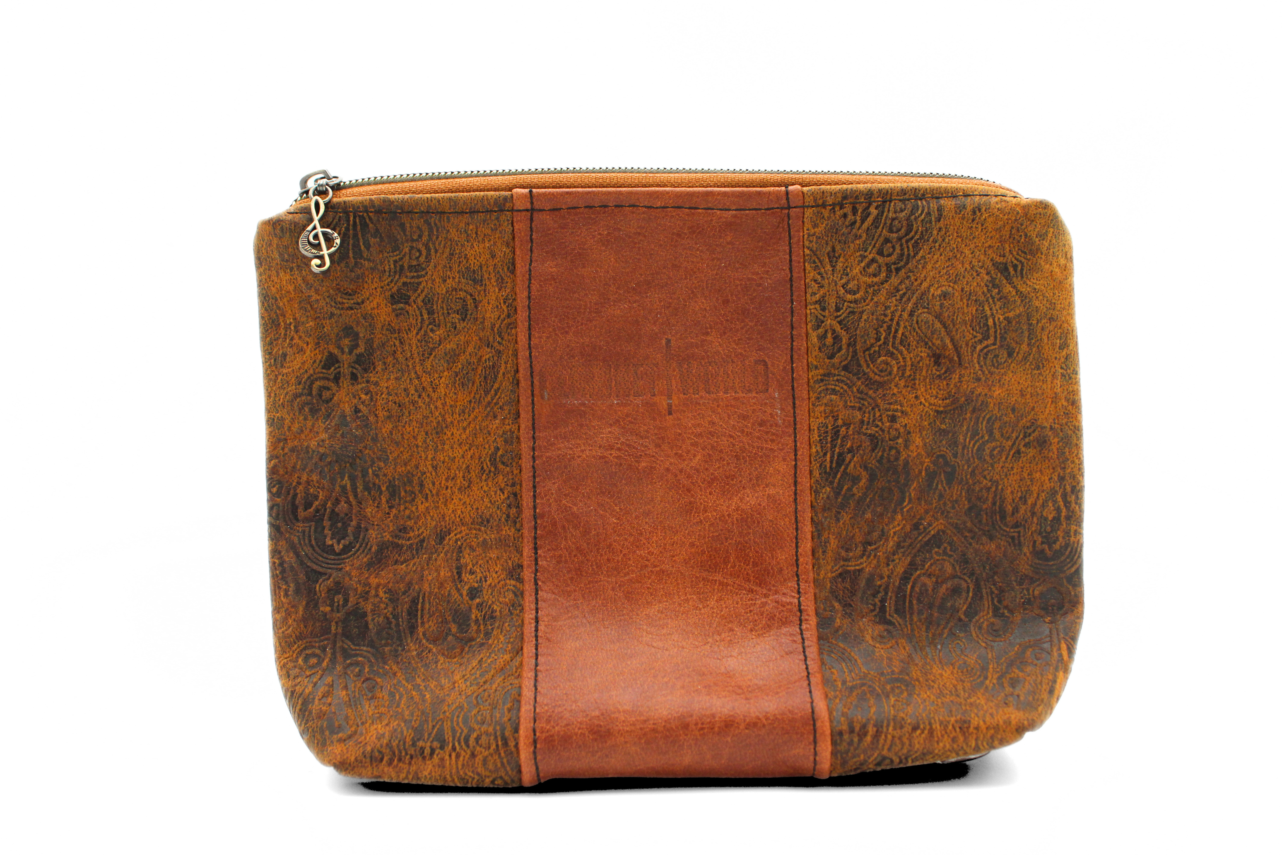 Handcrafted by J.Anne - Large Accessory Zipper Pouches - Faded Floral