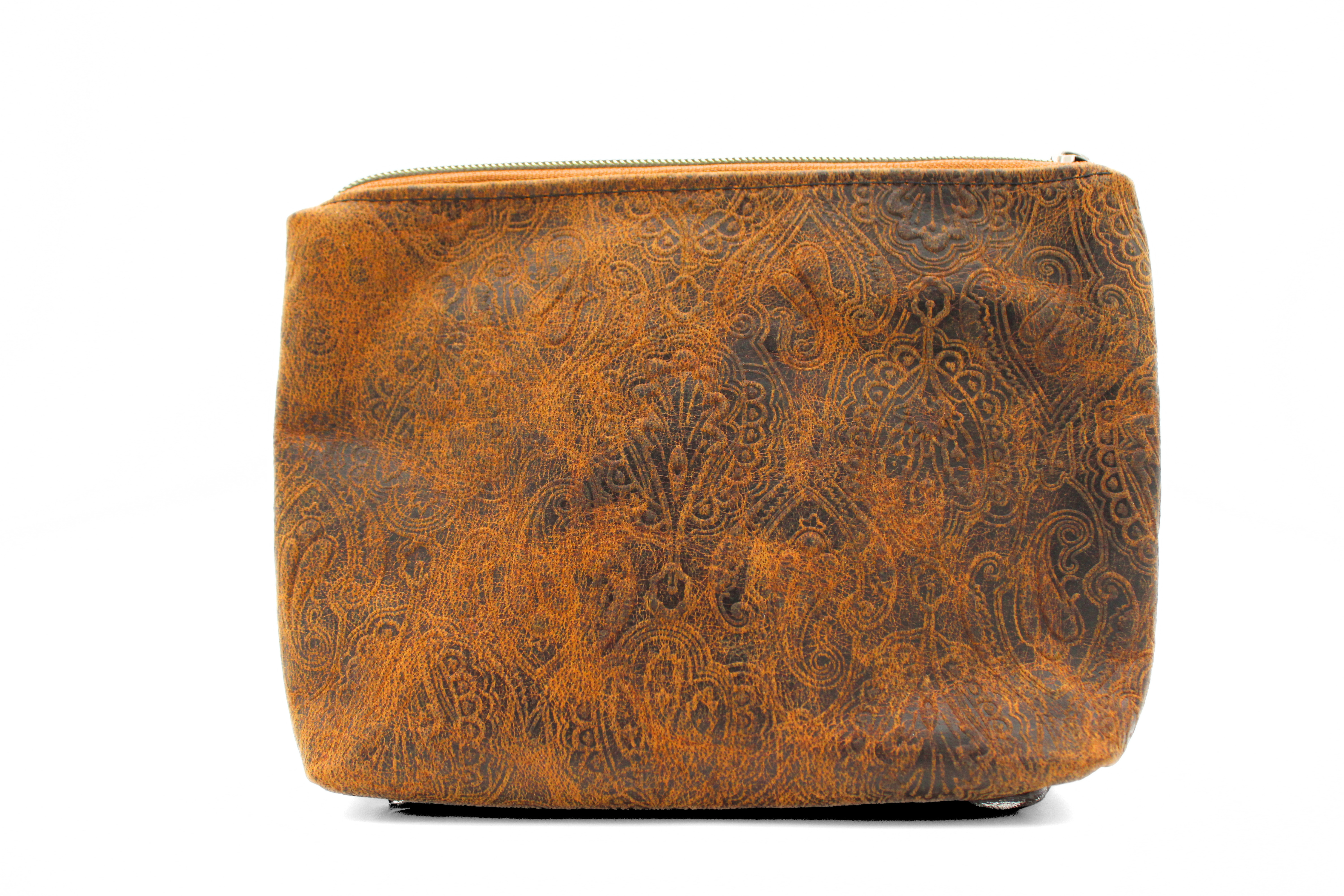 Handcrafted by J.Anne - Large Accessory Zipper Pouches - Faded Floral