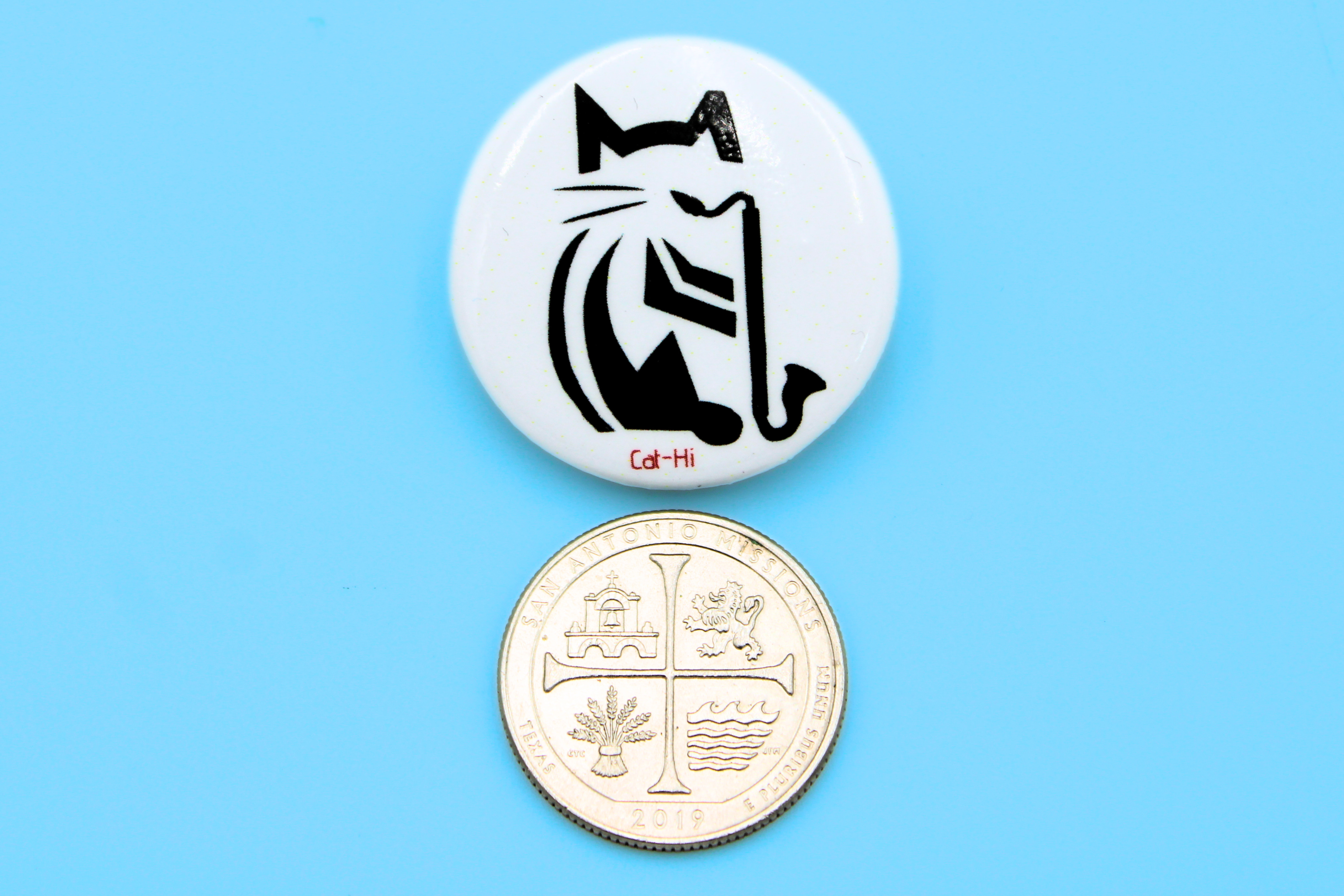 Cat-Hi Bass Clarinet Cat Pins