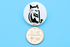 Cat-Hi Bass Clarinet Cat Pins