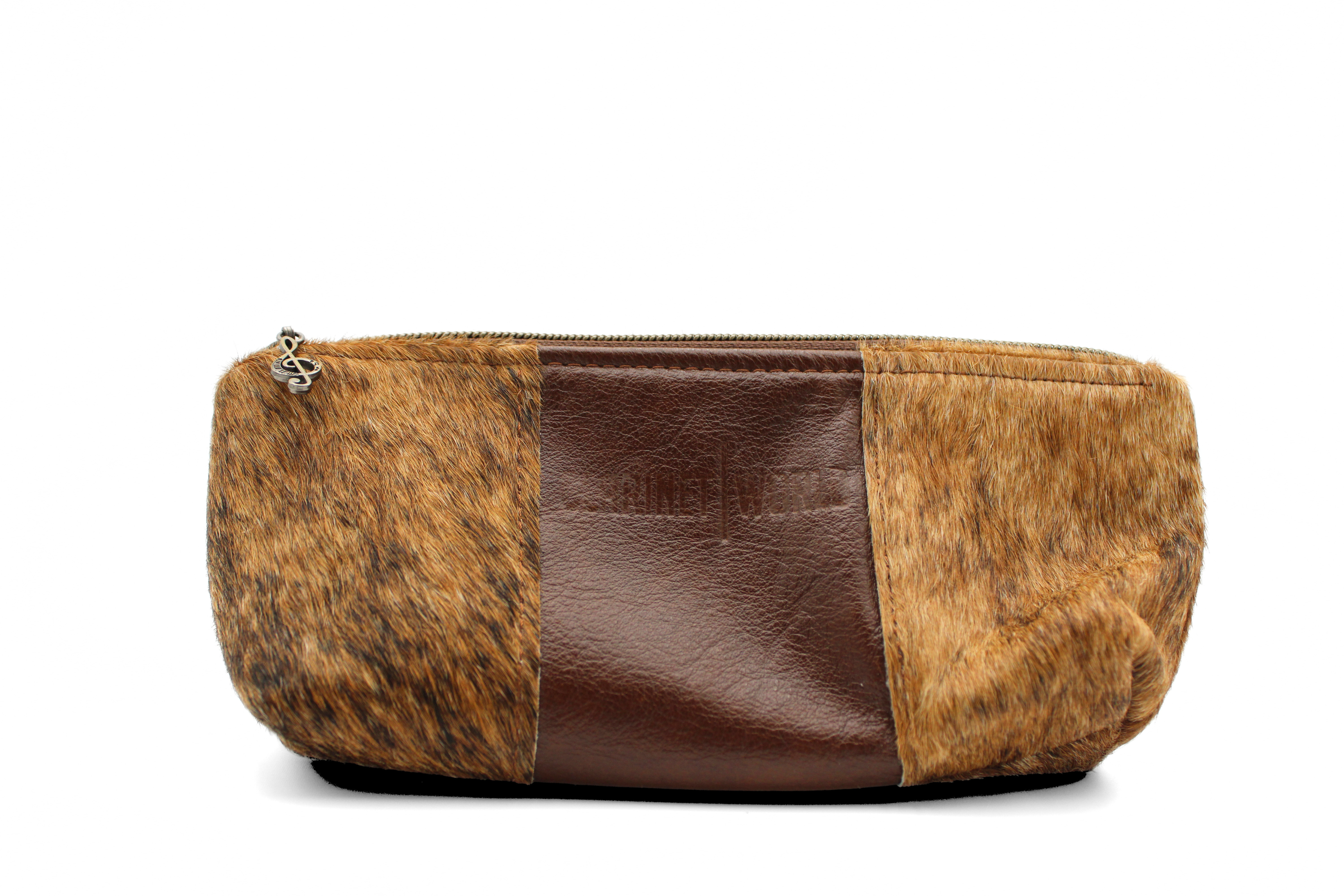 Handcrafted by J.Anne - Small Accessory Zipper Pouches - Brindle