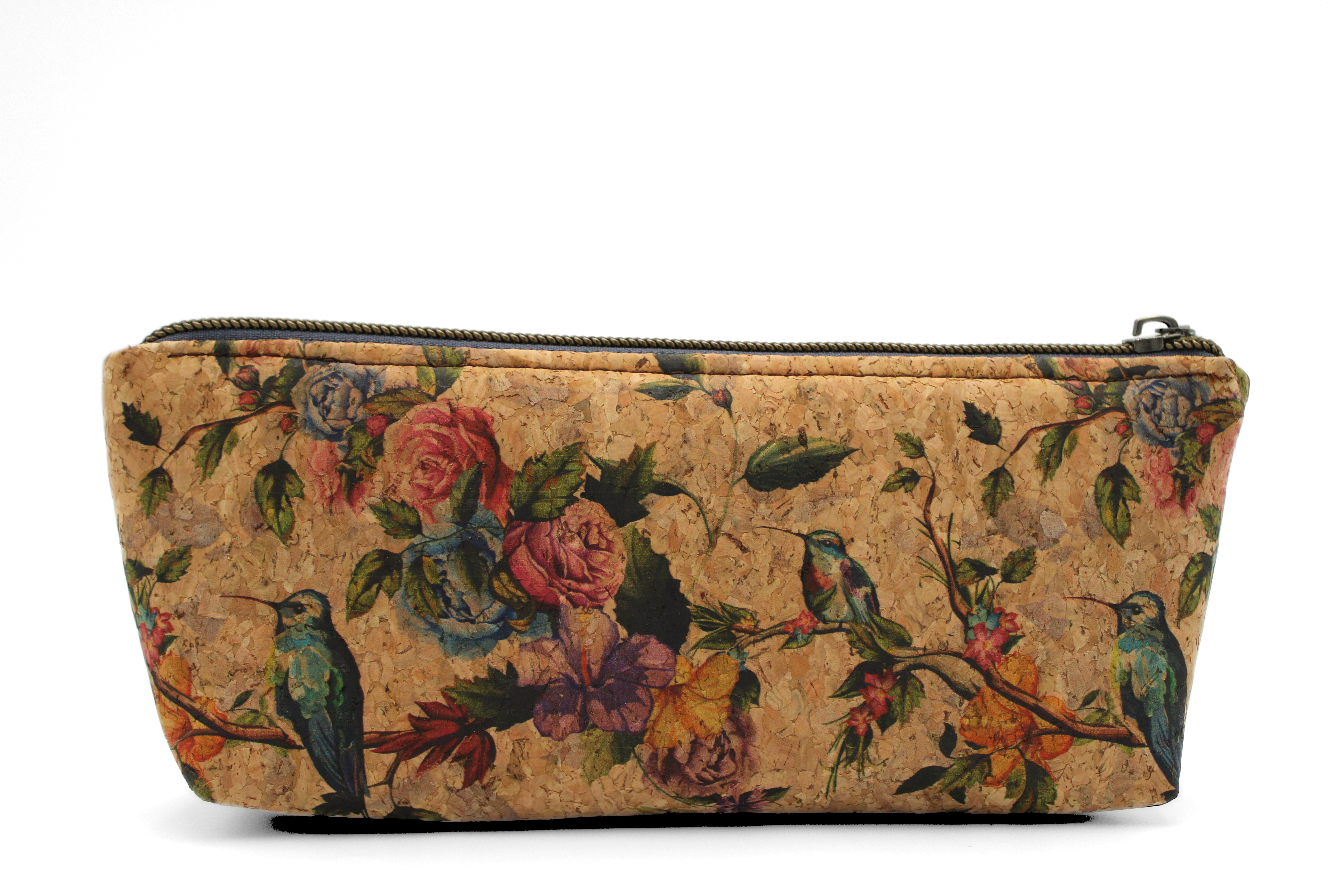 Handcrafted by J.Anne - Small Accessory Zipper Pouch - Hummingbird