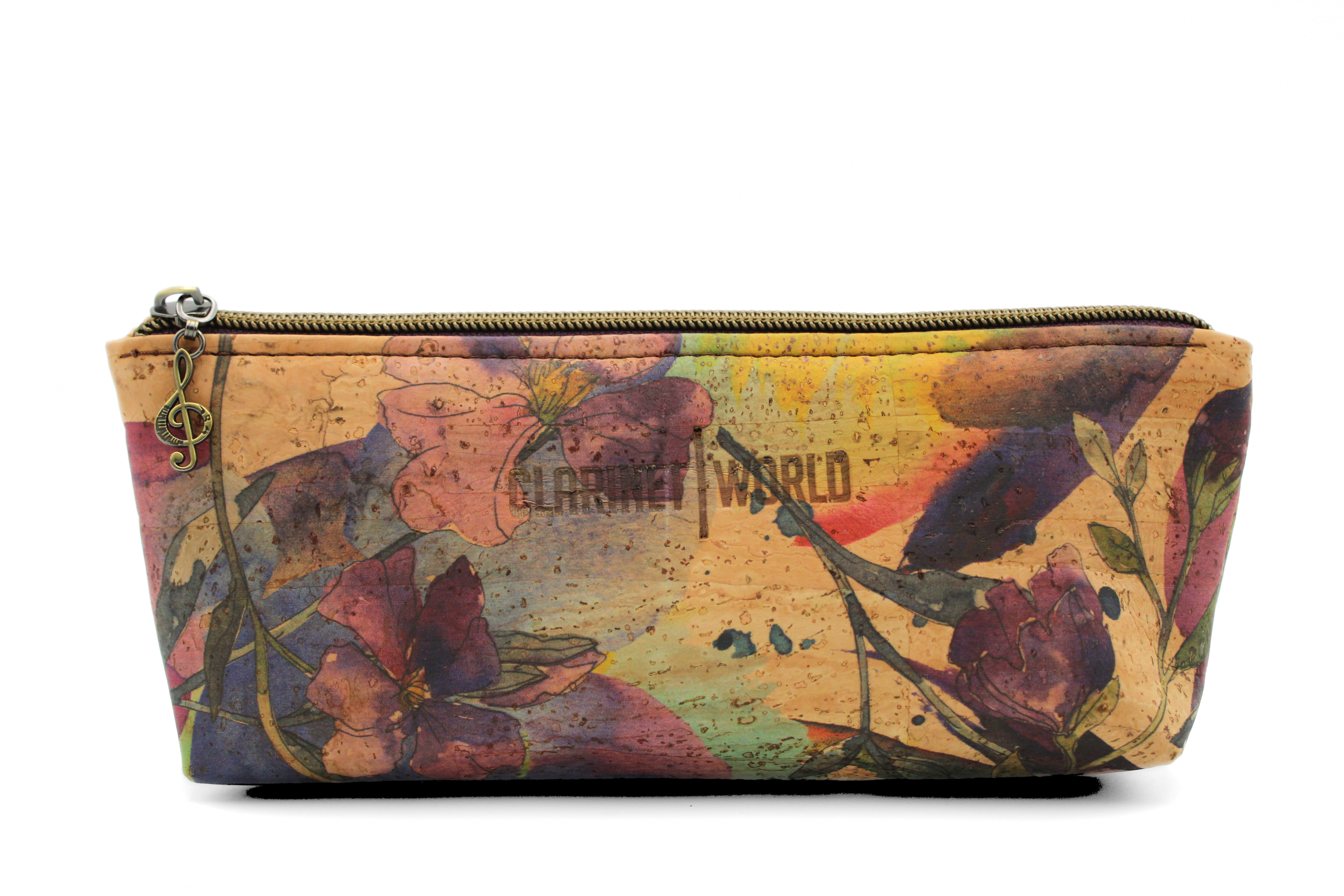 Handcrafted by J.Anne - Small Accessory Zipper Pouch - Colorful Floral