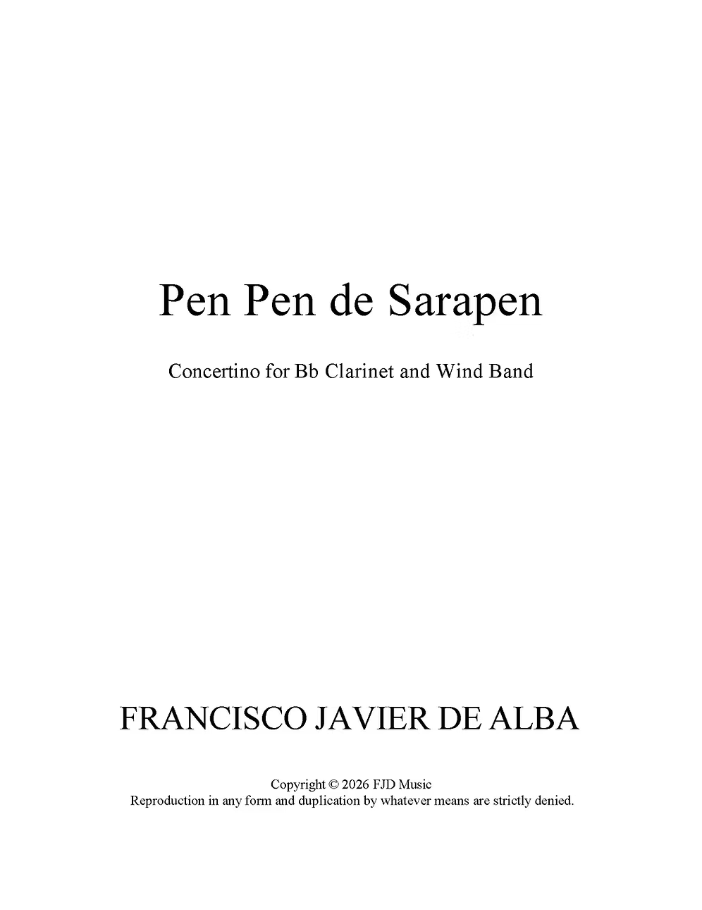 De Alba - Pen Pen de Sarapen