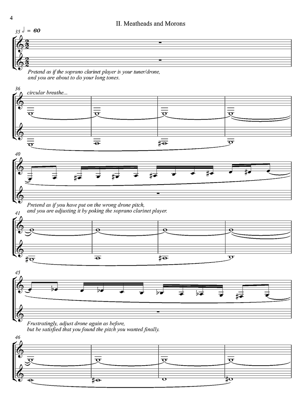 De Alba - Bob-ing Around for B-flat Clarinet and Bass Clarinet