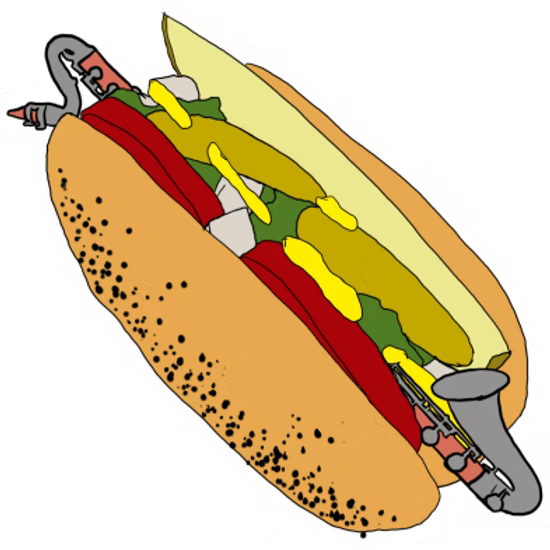 Hot Dog Sticker