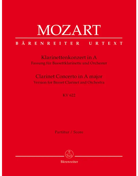 Mozart - Concerto for Clarinet and Orchestra in A major K. 622 - Reconstructed Version for Basset Clarinet and Orchestra