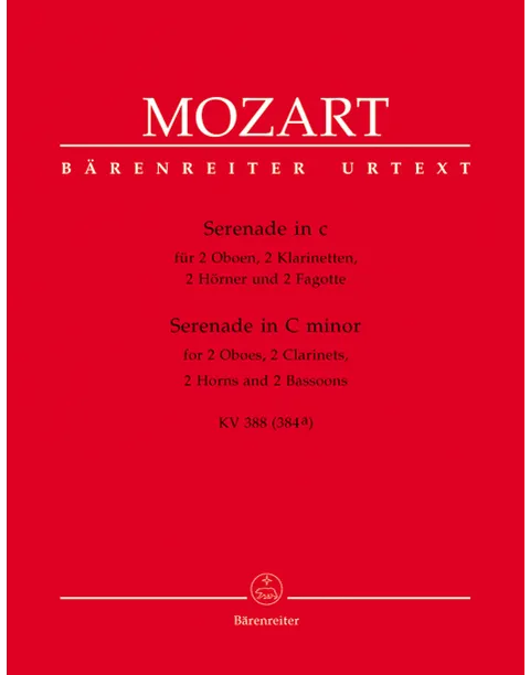 Mozart - Serenade for 2 Oboes, 2 Clarinets, 2 Horns and 2 Bassoons in C minor K. 388 (384a) - Parts