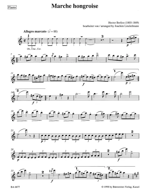 Berlioz - Marche hongroise (Rakoczy March) for Wind Quintet