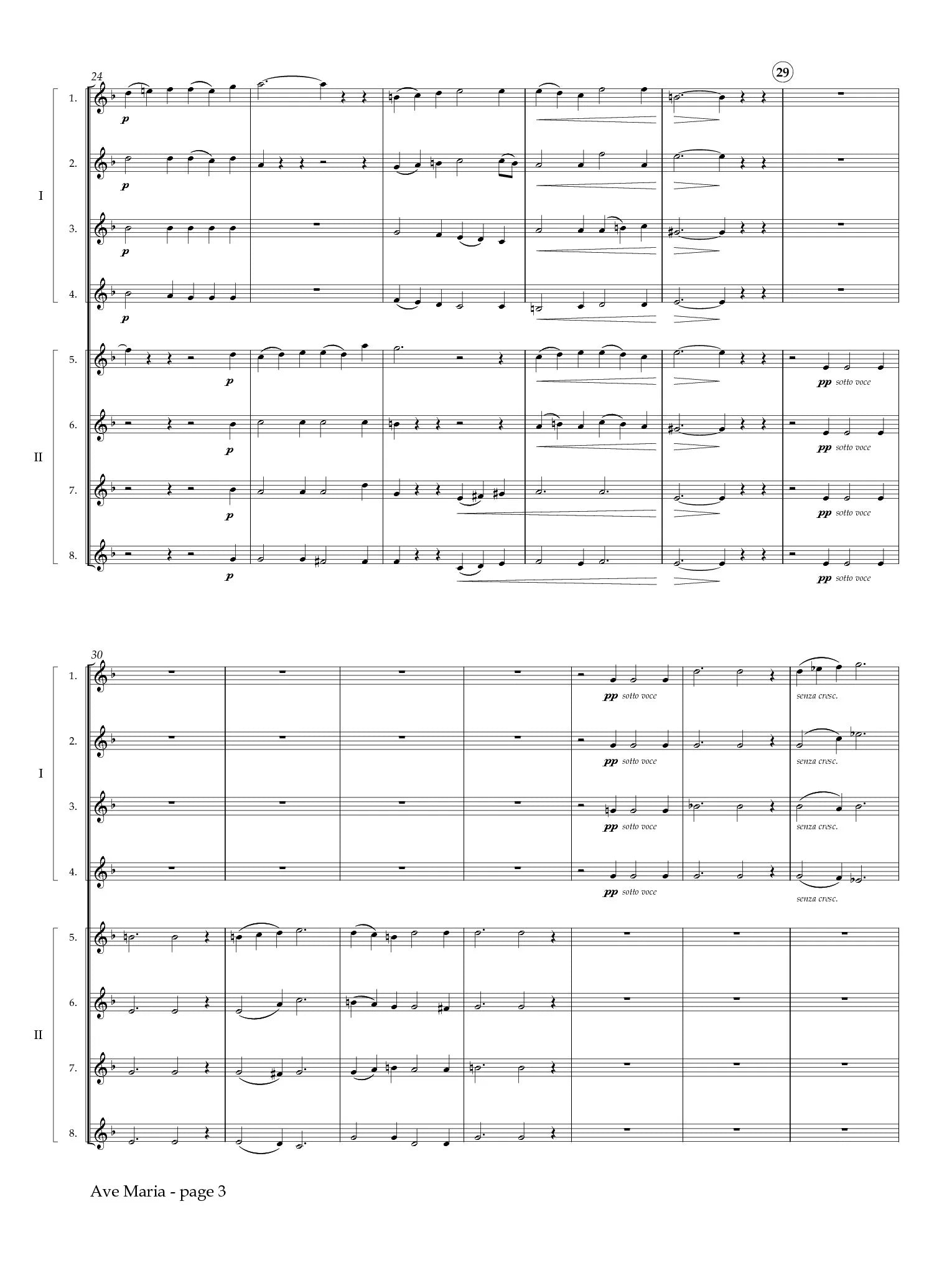 Holst (Arr. Matt Johnston) - Ava Maria