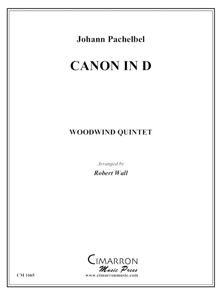 Pachelbel (arr. Wall) - Canon in D for Woodwind Quintet